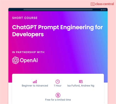 For A Limited Time OpenAI Is Offering A Free ChatGPT Course Class