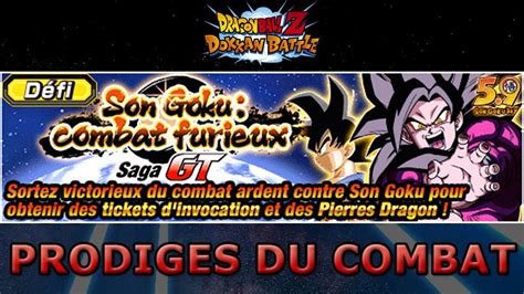 Goku Rush Saga Gt Prodiges Du Combat Dokkan Battle Son Goku Combat