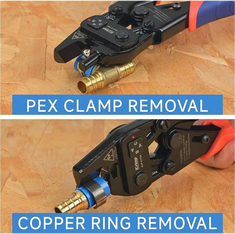 Pex Crimping Tool Set For Copper Crimp Ring And Pex Cinch Clamp — Iwiss Tools