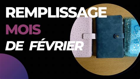 REMPLISSAGE ENVELOPPES BUDGÉTAIRES MOIS DE FÉVRIER 2023 enveloppes