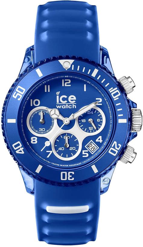 Ice-Watch - ICE aqua Marine - Blaue Herrenuhr mit Silikonarmband ...