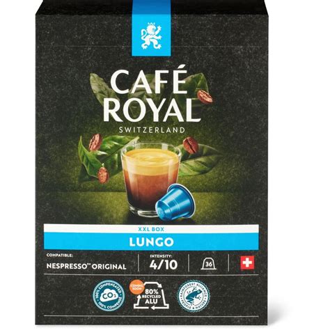 Caf Royal Kaffee Kapseln Aus Aluminium Lungo Intensit T