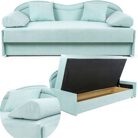 Купить Диван-кровать подростковый односпальный, SOFA, с контейнером для ...