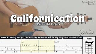 Californication Red Hot Chili Peppers Fingerstyle Kenneth Acoustic