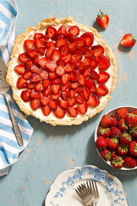 Strawberry Cream Cheese Tart Homemade In The Kitchen