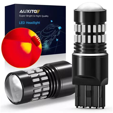 Auxito Led Bulbs Brake Stop Light Lamp Red Super