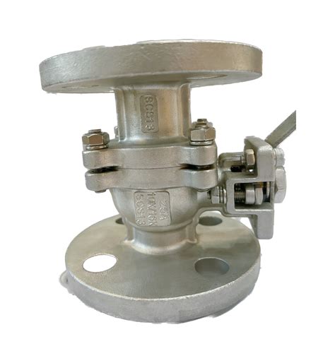 Pc Jis K Flanged Ball Valve With Iso Mounting Pad China Jis