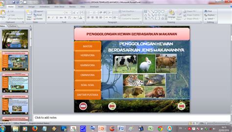 Template Media Pembelajaran Interaktif Power Point Pulp