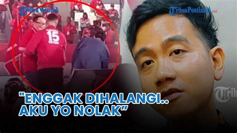 Gibran Angkat Bicara Soal Dirinya Tolak Dipakaikan Jaket Psi Saat