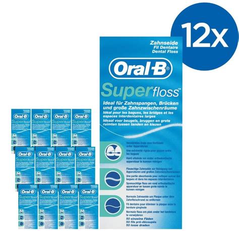 Oral-B Superfloss | 12 Stuks | Voordeelverpakking