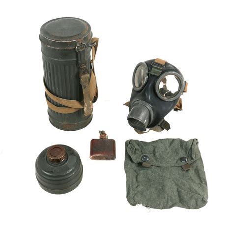 Ww2 German Gas Mask Canister What Were The Straps Of The Gas Mask Can
