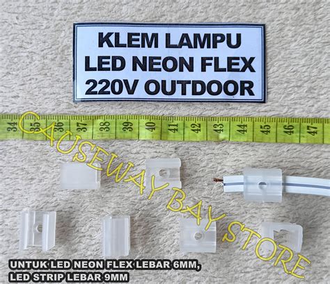 Klem LAMPU LED NEON FLEX DAN LED STRIP Lazada Indonesia