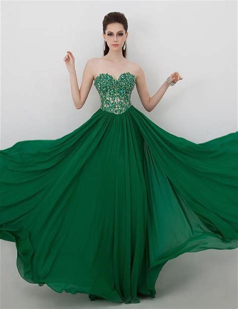 Resultado De Imagen De Vestidos De Novia Color Verde Esmeralda