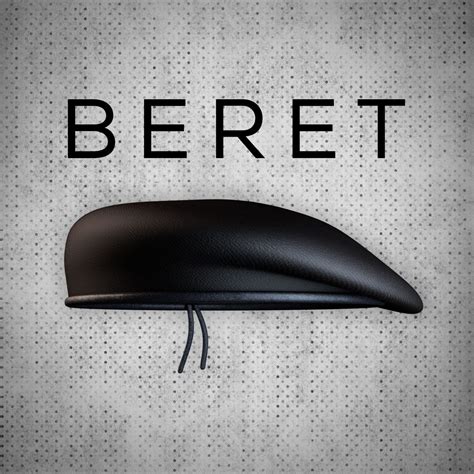 Military Beret Free D Model Obj Fbx Free D