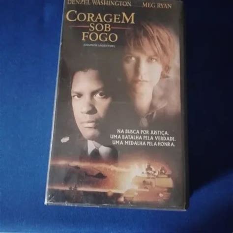 Filme Vhs Original Coragem Sob Fogo Dvd Blu Ray E V Deo Cassete