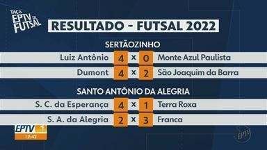 Jornal da EPTV 1ª Edição Ribeirão Preto Taça EPTV de Futsal