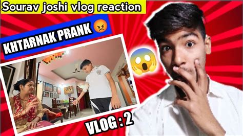 Chot Lag Gayi Prank On Mummy Gone Wrong Sourav Joshi Vlog Reaction