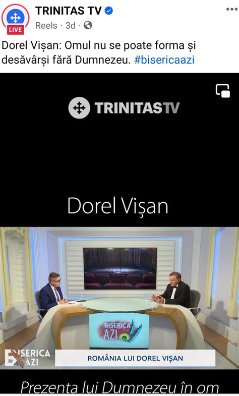 Dezmăț ezoterist la Trinitas TV cu Dorel Vișan în rolul principal