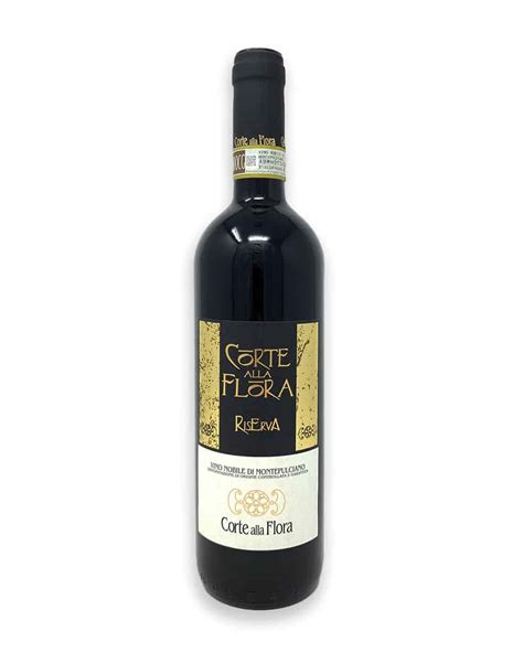 Nobile Di Montepulciano Riserva Corte Alla Flora Enoteca Cervelli