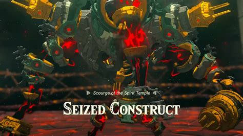 How To Defeat Seized Construct Boss In Zelda TotK