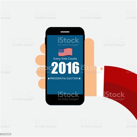 Presidential Election 2016 In Usa Background Can Be Used As Stock