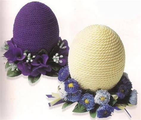 "Пасхальное яйцо, веревка и фантазия" | Easter eggs diy, Easter egg ...