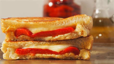 Rideout S Iga Recipe Roasted Red Pepper Grilled Cheese Sandwich