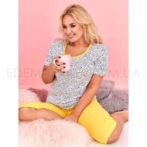 Пижама Батал футболка с капри Taro Bozenka | Пижама, Большие размеры ...