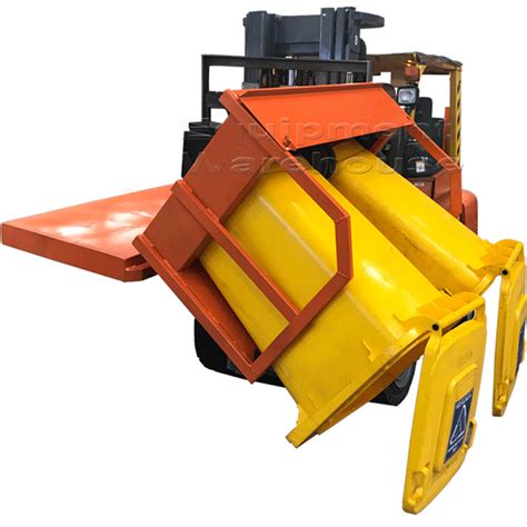 Forklift Hydraulic Sideway Double Wheelie Bin Tipper Attachments For