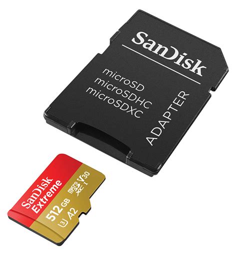 Sandisk Micro Sdxc Extreme 512gb 190mbs V30 Foto Erhardt