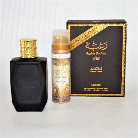 Lattafa Raghba For Man Set, 2 pzas. - Perfume Club México
