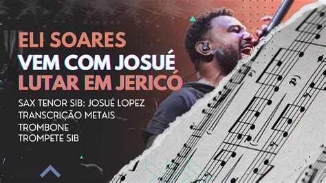 partituras Vem Josué Lutar em Jericó Eli Soares METAIS