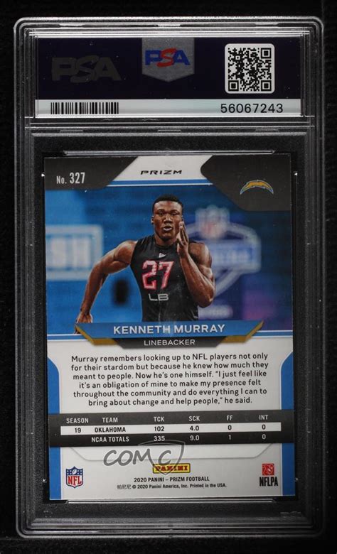 Panini Prizm Rookie Lazer Prizm Kenneth Murray Rc For