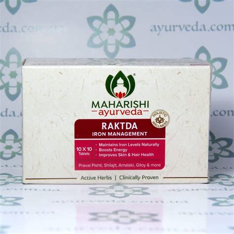 Raktda Maharishi (Рактда Махариши) 100 таб. – Ayurveda.com.ua