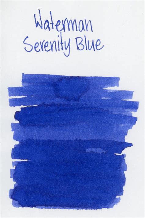 Waterman Serenity Blue - Ink Review