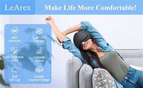 Amazon Migraine Relief Cap With Gel Eye Mask Headache Relief Cap Ice Head Wrap Hot And