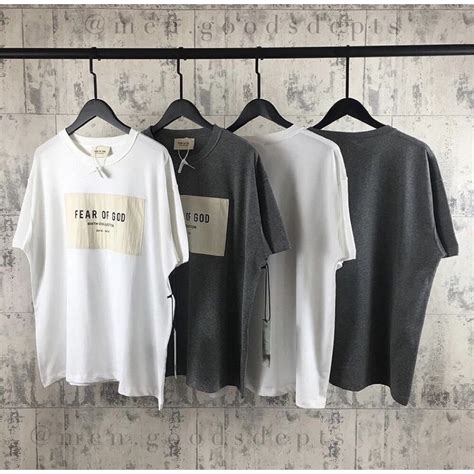 Jual Essentials Fear Of God Fog Tshirt Baju Suga Bts Shopee Indonesia