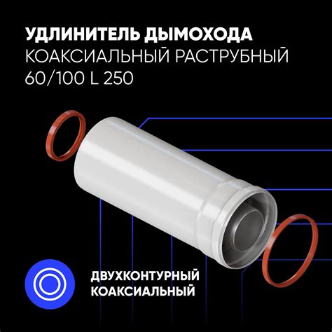 Удлинитель Дымохода Коаксиальный купить на OZON по низкой цене