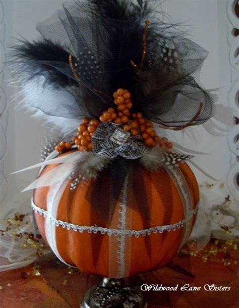 Orange Pumpkin Fall Table Decor Decorative Pumpkin Fall Etsy Pumpkin Decorating Fall Table