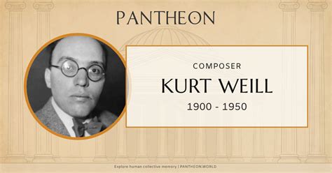 kurt weill biography pantheon