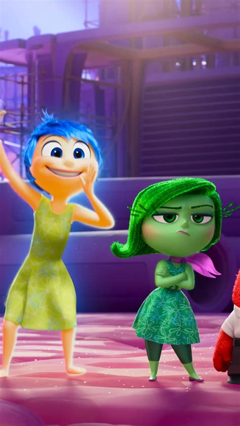 Inside Out 2 Fear Joy Disgust 4K 6941o Wallpaper iPhone Phone