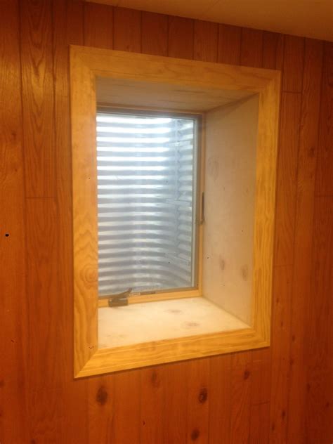 Interior Trim Egress Window Interior Trim Basement Windows Mirror