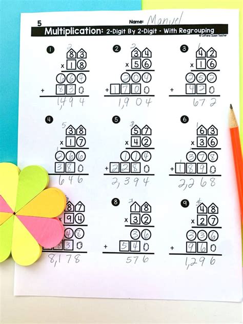 Double Digit Multiplication Worksheets Worksheets Library