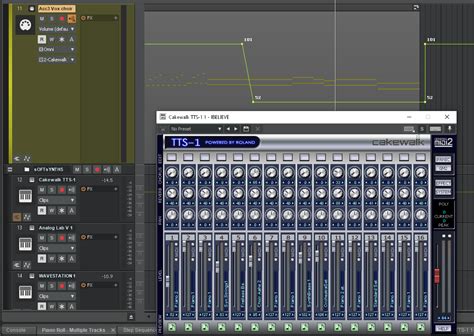 Volume Automation For Multi Channel Soft Synth Cakewalk By Bandlab