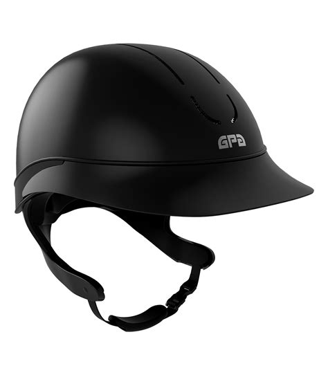 Casque D Quitation Gpa Global Speed Air Tls Noir Mat