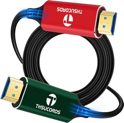 Jp Thsucords 4k 光ファイバーhdmiケーブル 15m Hdmi 2 0ケーブル Uhd 4k 60hz