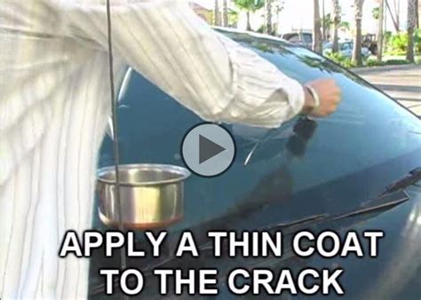 This Video Will Show You How To Fix A Cracked Windshield In Few Steps