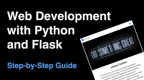 Web Development With Python Flask Build Deploy A Website In