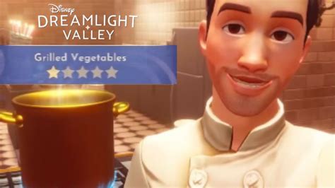 How To Make Grilled Vegetables Recipe Disney Dreamlight Valley Youtube