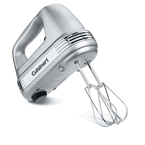 Cuisinart Hand Mixer 9 Speed With Case Brushed Chrome SANE Sewing